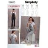 Simplicity Sewing Pattern 8855 Misses' Knit Overalls -OHSEWCRAFTY simplicity sewing pattern 8855 misses knit overalls