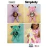 Simplicity Sewing Pattern 8862 Stuffed Animals With Sequin Bellies 1 Simplicity Sewing Pattern 8862 Stuffed Animals With Sequin Bellies -OHSEWCRAFTY simplicity sewing pattern 8862 stuffed animals with sequin bellies
