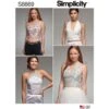 Simplicity Sewing Pattern 8869 Misses Special Occasion Lined Fitted Tops -OHSEWCRAFTY simplicity sewing pattern 8869 misses special occasion lined fitted tops