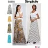 Simplicity Sewing Pattern 8885 Misses' Maxi Skirt Or Palazzo Trousers Wide Leg -OHSEWCRAFTY simplicity sewing pattern 8885 misses maxi skirt or palazzo trousers wide leg