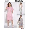 Simplicity Sewing Pattern 8891 Misses Shirt Blouse Dress And Cropped Trousers -OHSEWCRAFTY simplicity sewing pattern 8891 misses shirt blouse dress and cropped trousers