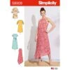 Simplicity Sewing Pattern 8909 Misses' Slip On Dress With Sleeve Options -OHSEWCRAFTY simplicity sewing pattern 8909 misses slip on dress with sleeve options