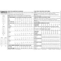 Simplicity Sewing Pattern 8922 Misses’ Comfy Casual Light Weight Trousers -OHSEWCRAFTY simplicity sewing pattern 8922 misses comfy casual light weight trousers 2