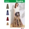 Simplicity Sewing Pattern 8923 Misses’ Long Maxi Midi & Short Pull On Skirt -OHSEWCRAFTY simplicity sewing pattern 8923 misses long maxi midi short pull on skirt