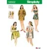 Simplicity Sewing Pattern 8932 Misses' Vintage Bikini Top, Shorts, Wrap, Skirt & Coat 2 Simplicity Sewing Pattern 8932 Misses' Vintage Bikini Top, Shorts, Wrap, Skirt & Coat -OHSEWCRAFTY simplicity sewing pattern 8932 misses vintage bikini top shorts wrap skirt coat