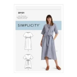 Simplicity Sewing Pattern S9101 Misses' Pull-on Dresses