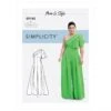 Simplicity Sewing Pattern S9142 Misses’ Jumpsuit With One Shoulder Drape Detail 1 Simplicity Sewing Pattern S9142 Misses’ Jumpsuit With One Shoulder Drape Detail -OHSEWCRAFTY simplicity sewing pattern s9142 misses jumpsuit with one shoulder drape detail