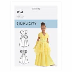 Simplicity Sewing Pattern S9168 Children's And Girls Princess Dress Costumes