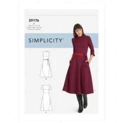 Simplicity Sewing Pattern S9176 Misses’ Dresses Fit And Flare