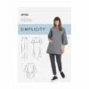 Simplicity Sewing Pattern S9183 Misses’ Tunic Top, Dress Side Pockets, Legging -OHSEWCRAFTY simplicity sewing pattern s9183 misses tunic top dress side pockets legging