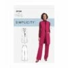 Simplicity Sewing Pattern S9184 Misses’ Long Waistcoat Straight Leg Trousers -OHSEWCRAFTY simplicity sewing pattern s9184 misses long waistcoat straight leg trousers