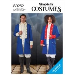 Simplicity Sewing Pattern S9252 Misses' Unisex Costume Historic Modern Uniform