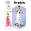 Simplicity Sewing Pattern S9289 Misses' Strapless Dress, Detachable Train & Belt -OHSEWCRAFTY simplicity sewing pattern s9289 misses strapless dress detachable train belt