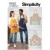 Simplicity Sewing Pattern S9302 Unisex Adult Bbq Style Aprons -OHSEWCRAFTY simplicity sewing pattern s9302 unisex adult bbq style aprons