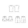 Simplicity Sewing Pattern S9314 Men’s Knit Top And Shorts Casual Sportswear -OHSEWCRAFTY simplicity sewing pattern s9314 mens knit top and shorts casual sportswear
