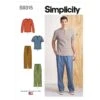 Simplicity Sewing Pattern S9315 Men’s Casual Henley Tops And Pull On Trousers -OHSEWCRAFTY simplicity sewing pattern s9315 mens casual henley tops and pull on trousers