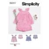 Simplicity Sewing Pattern S9317 Babies Ruffled Dress Top And Pull On Shorts 1 Simplicity Sewing Pattern S9317 Babies Ruffled Dress Top And Pull On Shorts -OHSEWCRAFTY simplicity sewing pattern s9317 babies ruffled dress top and pull on shorts
