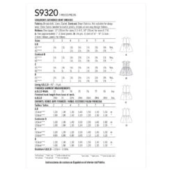 Simplicity Sewing Pattern S9320 Children's Girls Gathered Skirt Dresses Summer -OHSEWCRAFTY simplicity sewing pattern s9320 children s girls gathered skirt dresses summer 2