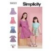Simplicity Sewing Pattern S9322 Children's And Girls Pullover Dresses Casual