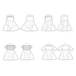 Simplicity Sewing Pattern S9322 Children's And Girls Pullover Dresses Casual -OHSEWCRAFTY simplicity sewing pattern s9322 children s and girls pullover dresses casual 2