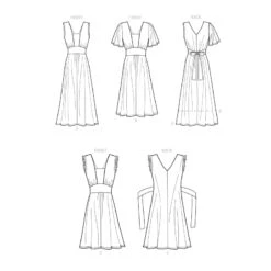 Simplicity Sewing Pattern S9325 Misses' Plus Size Dresses Sleeve Options Panels -OHSEWCRAFTY simplicity sewing pattern s9325 misses plus size dresses sleeve options panels 2