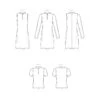 Simplicity Sewing Pattern S9328 Misses' Knit Sports Dress Stand Zip Collar -OHSEWCRAFTY simplicity sewing pattern s9328 misses knit sports dress stand zip collar