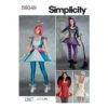 Simplicity Sewing Pattern S9349 Misses' Sassy Mini Dress Costume Halloween -OHSEWCRAFTY simplicity sewing pattern s9349 misses sassy mini dress costume halloween