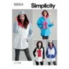 Simplicity Sewing Pattern S9354 Misses' Hooded Jacket Costume Masks And Hat -OHSEWCRAFTY simplicity sewing pattern s9354 misses hooded jacket costume masks and hat