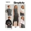 Simplicity Sewing Pattern S9372 Misses' Slim Fit Knit Dress And Shrugs 2 Simplicity Sewing Pattern S9372 Misses' Slim Fit Knit Dress And Shrugs -OHSEWCRAFTY simplicity sewing pattern s9372 misses slim fit knit dress and shrugs