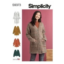 Simplicity Sewing Pattern S9373 Misses' Oversized Knit Cardigan
