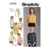 Simplicity Sewing Pattern S9386 Misses' Set Of Blouses With High Necks 2 Simplicity Sewing Pattern S9386 Misses' Set Of Blouses With High Necks -OHSEWCRAFTY simplicity sewing pattern s9386 misses set of blouses with high necks