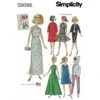 Simplicity Sewing Pattern S9396 Vintage Doll Clothes For 11 1/2″ Doll -OHSEWCRAFTY simplicity sewing pattern s9396 vintage doll clothes for 11 12 doll