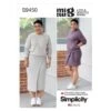 Simplicity Sewing Pattern S9450 Mimi G Misses' Knit Casual Tops And Skirts -OHSEWCRAFTY simplicity sewing pattern s9449 misses 1960s vintage dress pinafore dress skirt