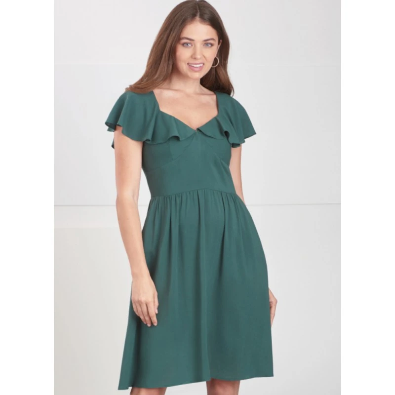 Simplicity Sewing Pattern S9703 Misses' Flounced Collars Flutter Sleeves Dresses 8 Simplicity Sewing Pattern S9703 Misses' Flounced Collars Flutter Sleeves Dresses - Image 6