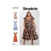 Simplicity Sewing Pattern S9704 Misses' Flounced Collars Flutter Sleeves Dresses -OHSEWCRAFTY simplicity sewing pattern s9704 misses flounced collars flutter sleeves dresses