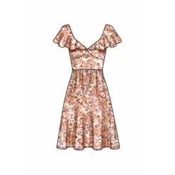 Simplicity Sewing Pattern S9704 Misses' Flounced Collars Flutter Sleeves Dresses 11 Simplicity Sewing Pattern S9704 Misses' Flounced Collars Flutter Sleeves Dresses -OHSEWCRAFTY simplicity sewing pattern s9704 misses flounced collars flutter sleeves dresses 2