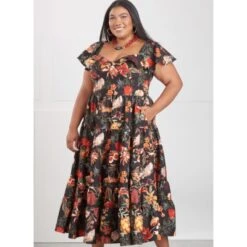 Simplicity Sewing Pattern S9704 Misses' Flounced Collars Flutter Sleeves Dresses 14 Simplicity Sewing Pattern S9704 Misses' Flounced Collars Flutter Sleeves Dresses -OHSEWCRAFTY simplicity sewing pattern s9704 misses flounced collars flutter sleeves dresses 5