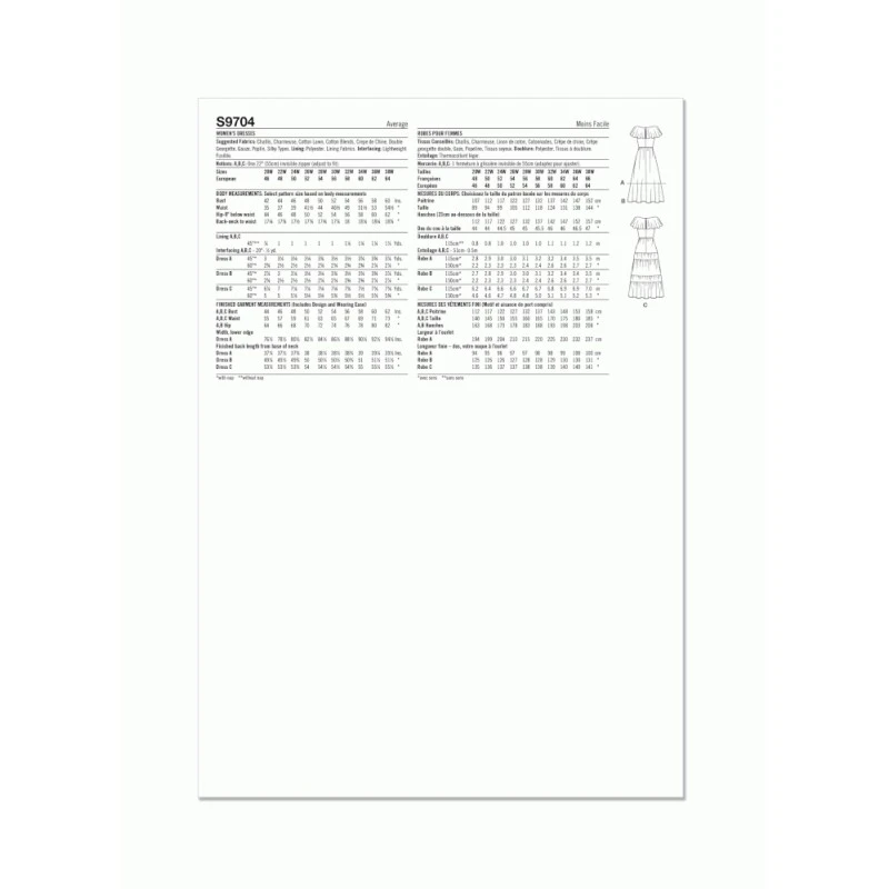 Simplicity Sewing Pattern S9704 Misses' Flounced Collars Flutter Sleeves Dresses 9 Simplicity Sewing Pattern S9704 Misses' Flounced Collars Flutter Sleeves Dresses - Image 7