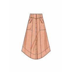 Simplicity Sewing Pattern S9710 Misses' Button-Front Panelled Back Yokes Skirts 13 Simplicity Sewing Pattern S9710 Misses' Button-Front Panelled Back Yokes Skirts -OHSEWCRAFTY simplicity sewing pattern s9710 misses button front panelled back yokes skirts 4