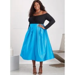 Simplicity Sewing Pattern S9712 Misses' Contoured Waistband Pleated Full Skirts 10 Simplicity Sewing Pattern S9712 Misses' Contoured Waistband Pleated Full Skirts -OHSEWCRAFTY simplicity sewing pattern s9712 misses contoured waistband pleated full skirts 1
