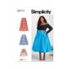 Simplicity Sewing Pattern S9712 Misses' Contoured Waistband Pleated Full Skirts -OHSEWCRAFTY simplicity sewing pattern s9712 misses contoured waistband pleated full skirts