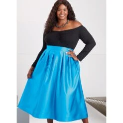 Simplicity Sewing Pattern S9712 Misses' Contoured Waistband Pleated Full Skirts 14 Simplicity Sewing Pattern S9712 Misses' Contoured Waistband Pleated Full Skirts -OHSEWCRAFTY simplicity sewing pattern s9712 misses contoured waistband pleated full skirts 5