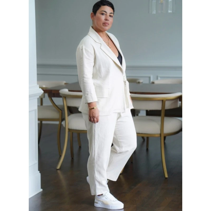 Simplicity Sewing Pattern S9714 Misses' Jacket Trousers Shorts By Mimi G Style 4 Simplicity Sewing Pattern S9714 Misses' Jacket Trousers Shorts By Mimi G Style - Image 2