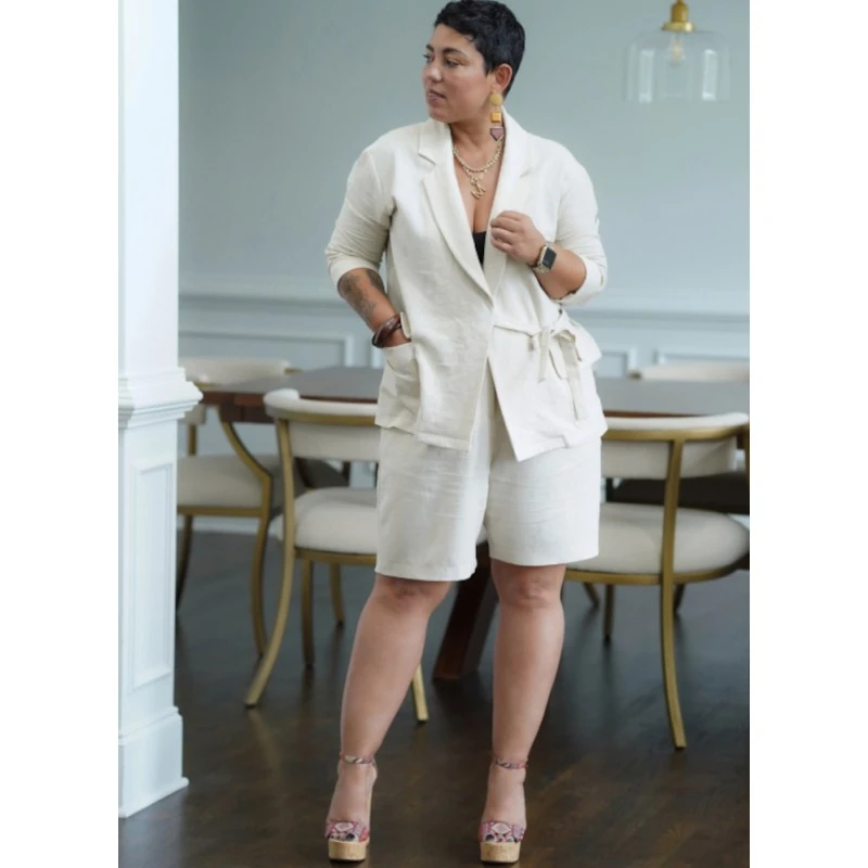 Simplicity Sewing Pattern S9714 Misses' Jacket Trousers Shorts By Mimi G Style 5 Simplicity Sewing Pattern S9714 Misses' Jacket Trousers Shorts By Mimi G Style - Image 3