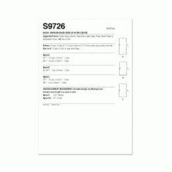 Simplicity Sewing Pattern S9726 Misses' 1960s Vintage Apron Or Beach Cover-Up -OHSEWCRAFTY simplicity sewing pattern s9726 misses 1960s vintage apron or beach cover up 4