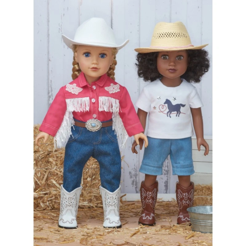 Simplicity Sewing Pattern S9728 18" Western Doll Clothes By Elaine Heigl Designs 4 Simplicity Sewing Pattern S9728 18" Western Doll Clothes By Elaine Heigl Designs - Image 2