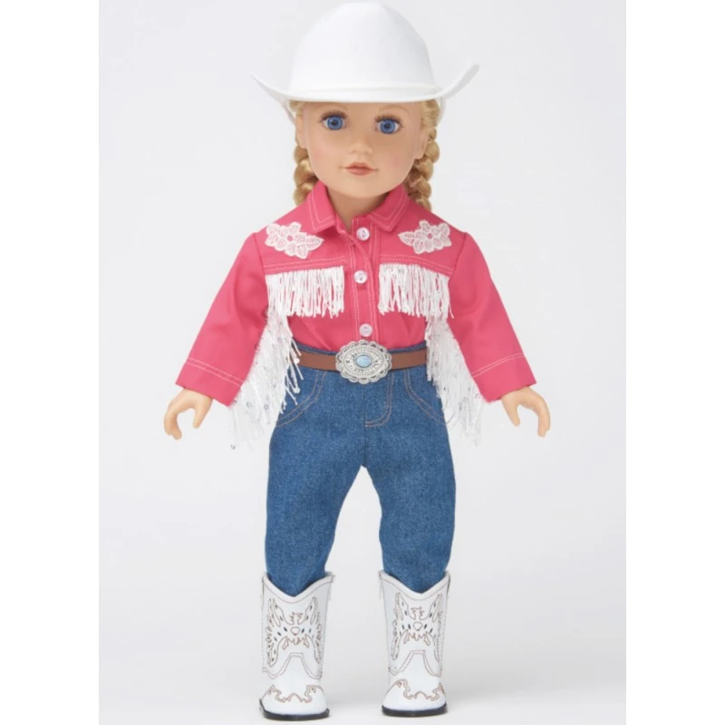 Simplicity Sewing Pattern S9728 18" Western Doll Clothes By Elaine Heigl Designs 6 Simplicity Sewing Pattern S9728 18" Western Doll Clothes By Elaine Heigl Designs - Image 4