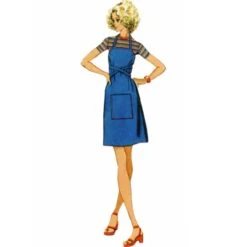 Simplicity Sewing Pattern S9739 Vintage 1970s Misses' Dress And Pinafore -OHSEWCRAFTY simplicity sewing pattern s9739 vintage 1970s misses dress and pinafore 5