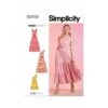 Simplicity Sewing Pattern S9746 Easy-To-Sew Misses' Dresses Elasticated At Waist -OHSEWCRAFTY simplicity sewing pattern s9746 easy to sew misses dresses elasticated at waist
