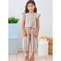 Simplicity Sewing Pattern S9761 Children's And Girls' Dress, Top And Bottoms -OHSEWCRAFTY simplicity sewing pattern s9761 children s and girls dress top and bottoms 5